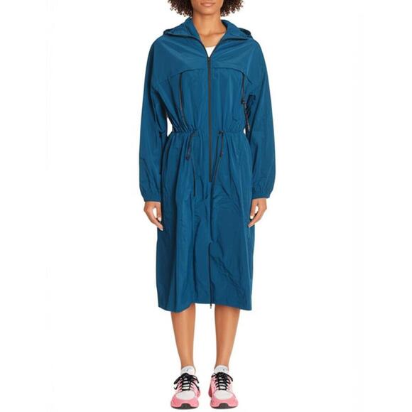 NWT Spiritual Gangster Womens M Teal Blue Natasha Jacket Drawstring Sporty - Picture 1 of 7